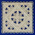 freestanding lace coaster