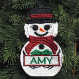 Personalized Snowlady Embroidery
